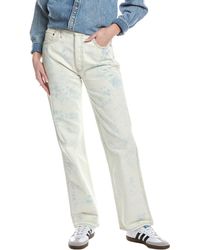 RE/DONE - 90's High-Rise Loose Sunbleach Jean - Lyst