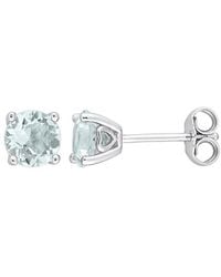 Rina Limor - Silver 1.50 Ct. Tw. Aquamarine Earrings - Lyst