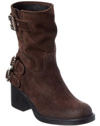 Chloé - Dakota Suede Bootie - Lyst