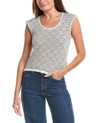 Max Studio - Cap Sleeve Scoop Neck Sweater - Lyst
