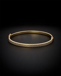 Italian Gold - 14k Greek Key Bangle Bracelet - Lyst