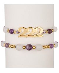 Eye Candy LA - Gemstone Bracelet Set - Lyst