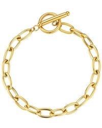 Glaze Jewelry - Plated Stainless Steel Toggle Bracelet - Lyst