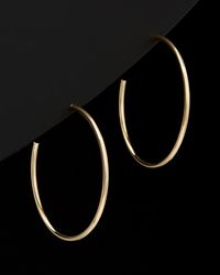 Italian Gold - 14k Open Hoops - Lyst