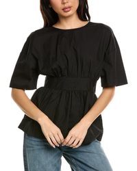 Estellina - Solid Blouse - Lyst
