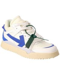 Off-White c/o Virgil Abloh - Off-whitetm Midtop Sponge Leather Sneaker - Lyst