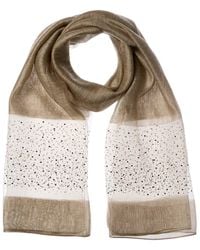 Saachi - Star Gazer Silk & Wool-Blend Blend Scarf - Lyst
