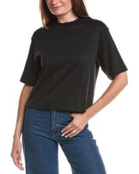 Vince - Wide Sleeve Crop T-Shirt - Lyst