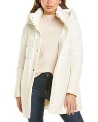 Herno Quilted Wool-blend Down Coat - White