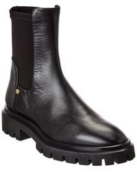 Stuart Weitzman - Ultra Lug City Leather Bootie - Lyst