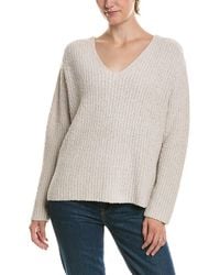 Eileen Fisher - V-Neck Sweater - Lyst