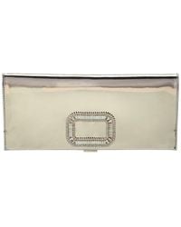 Roger Vivier - Logo Leather Clutch - Lyst