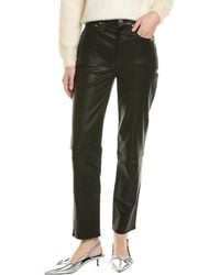 Rag & Bone - Wren High-rise Slim Leather Pant - Lyst