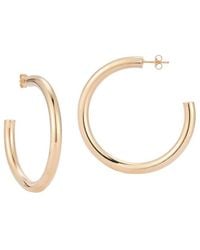 Glaze Jewelry - 14k Rose Gold Vermeil Thick Hoops - Lyst