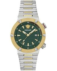 Versace - Greca Logo Diver Watch - Lyst