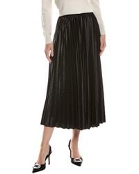 Anne Klein - Pull-On Pleated Skirt - Lyst