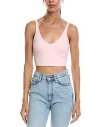 Susana Monaco - Crop Very V Strap Top - Lyst
