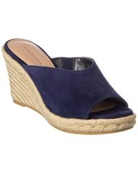 Stuart Weitzman - Wonda Suede Wedge Sandal - Lyst