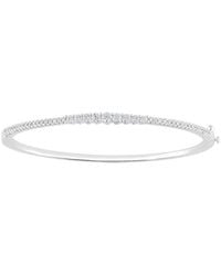 Lab Grown Diamonds - 1.00 Ct. Tw. Lab-Grown Diamond Bangle Bracelet - Lyst