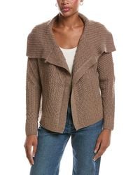 InCashmere - Textured Wool & Cashmere-Blend Wrap Sweater - Lyst