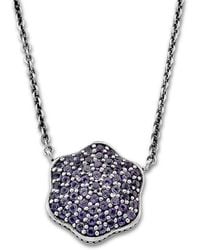 Samuel B. - 1.98 Ct. Tw. Amethyst Flower Necklace - Lyst
