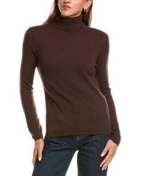 InCashmere - Basic Turtleneck 100% Cashmere Sweater - Lyst