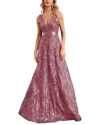 Vincent - Embroidered Maxi Dress - Lyst