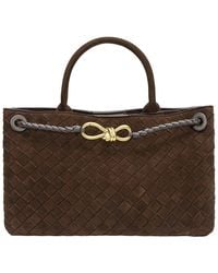 Tiffany & Fred Paris - Tiffany And Fred Paris Woven Suede Leather Top Handle Satchel - Lyst