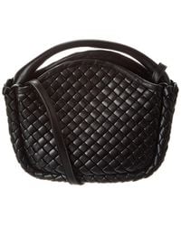 Bottega Veneta - Small Cobble Leather Top Handle - Lyst