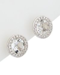Diana M. Jewels - 14k 0.11 Ct. Tw. Diamond & Gemstone Earrings - Lyst