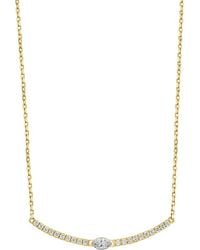 Effy Fine Jewelry - 14K 0.29 Ct. Tw. Diamond Necklace - Lyst