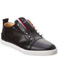 Christian Louboutin - F. A.v Fique A Vontade Leather Sneaker - Lyst