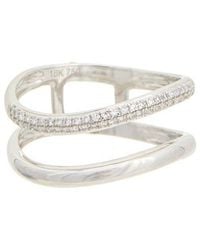 Maitre De Diamant - 18K 0.17 Ct. Tw. Diamond Ring - Lyst
