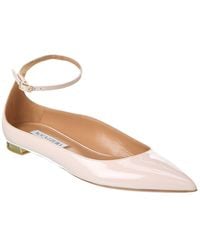 Aquazzura - Love Affair Patent Flat - Lyst