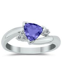Gem Spark - 14K 0.78 Ct. Tw. Diamond & Tanzanite Ring - Lyst