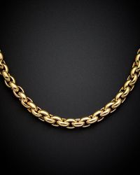 Italian Gold - 14k Rolo Necklace - Lyst