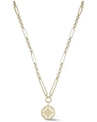 Ember Fine Jewelry - 14K Open Clover Medallion Link Chain Necklace - Lyst
