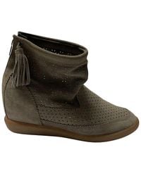Isabel Marant - Suede Beslay Boot (Authentic Pre-Loved) - Lyst