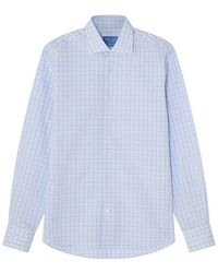 Robert Talbott - Reynolds Check Linen-Blend Shirt - Lyst
