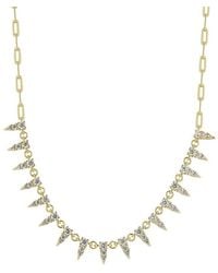 Sphera Milano - 14K Plated Cz Necklace - Lyst