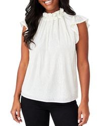 Sail To Sable - Ruffle Neck Top - Lyst