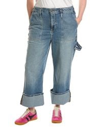 Free People - Major Leagues Mid-rise Envy Cuffed Jean - Lyst