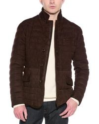 Moorer - Zavyer Suede Down Jacket - Lyst