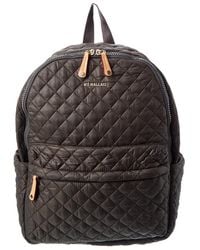 MZ Wallace - Metro Nylon & Leather Backpack Deluxe - Lyst