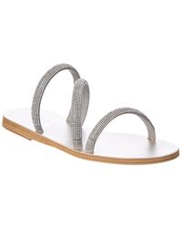Ancient Greek Sandals - Polytimi Diamante Suede Sandal - Lyst