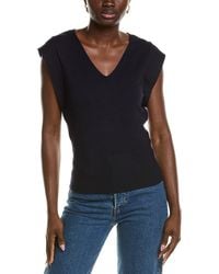 Tahari - Jersey Sweater Vest - Lyst