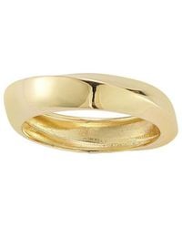 Italian Gold - 14K Bold Wave Ring - Lyst