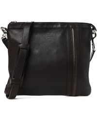 Gucci - Leather Messenger Bag (Authentic Pre-Owned) - Lyst
