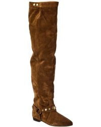 Isabel Marant - Selize Suede Over-The-Knee Boot - Lyst