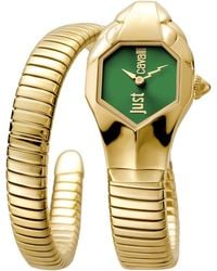 Just Cavalli - Snake Bracelet Watch, 22Mm - Lyst